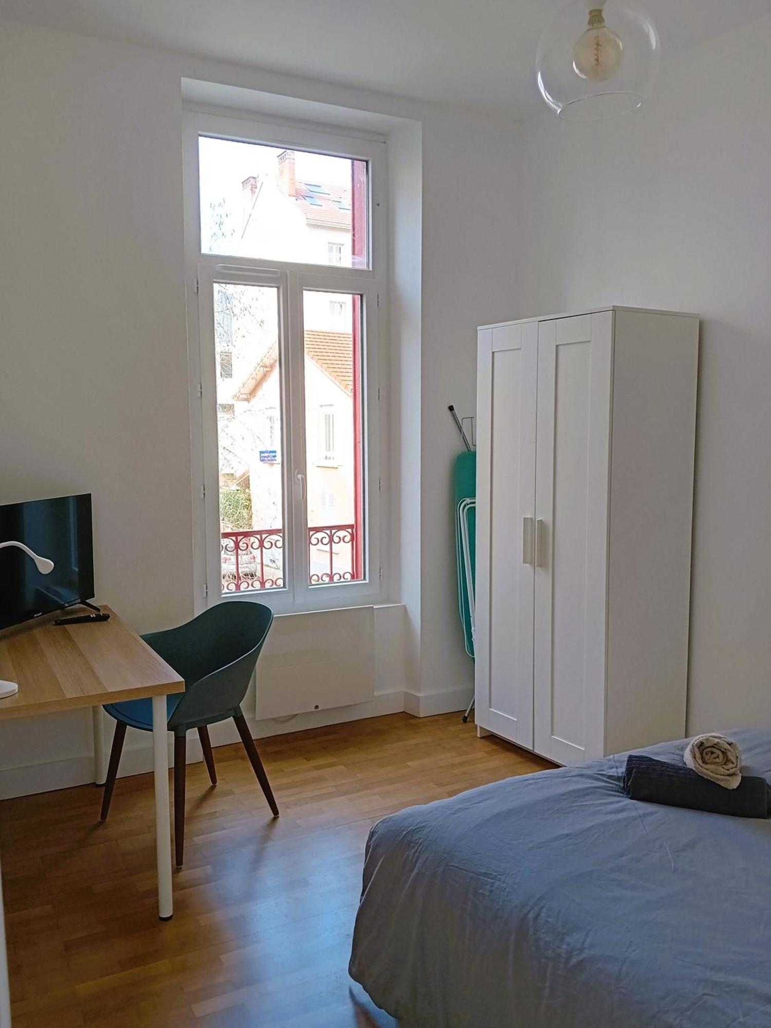101 - Appart Renove Avec 1 Chambre Spacieuse - Tram Et Clinique Mutualiste A 1 Min グルノーブル 部屋 写真